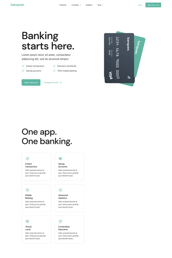 Finance Green Modern Webflow Website Template