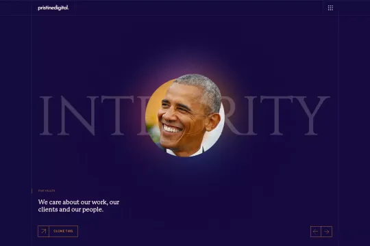 CMS Hero Slider Webflow cloneable