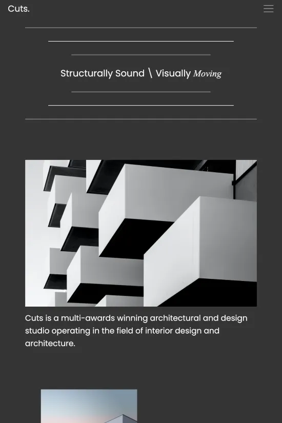 Sophisticated Black and White Minimal Webflow website template