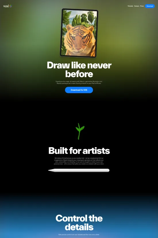 Modern Art Tech-savvy Webflow website example