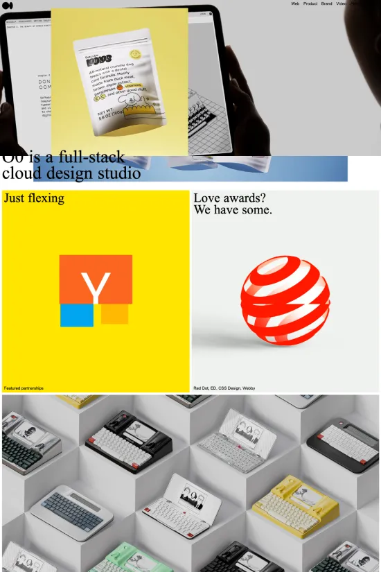 Modern Sans-serif Design Webflow website example