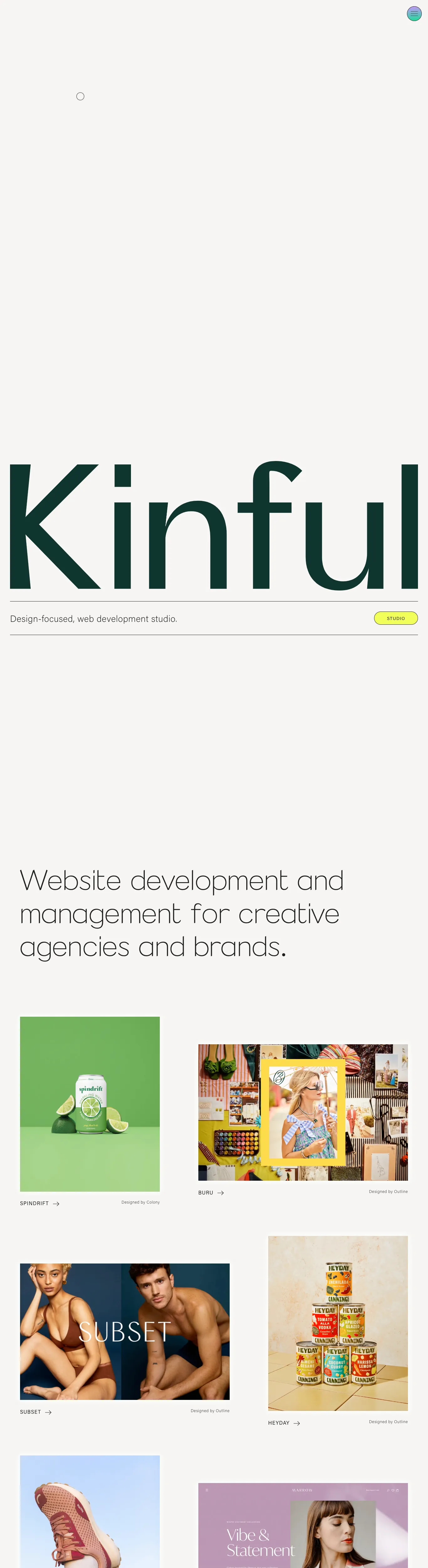 Webflow website example Green Sans-serif Minimalist Web Development