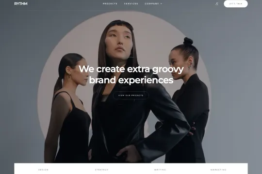 RYTHM Webflow Template cloneable