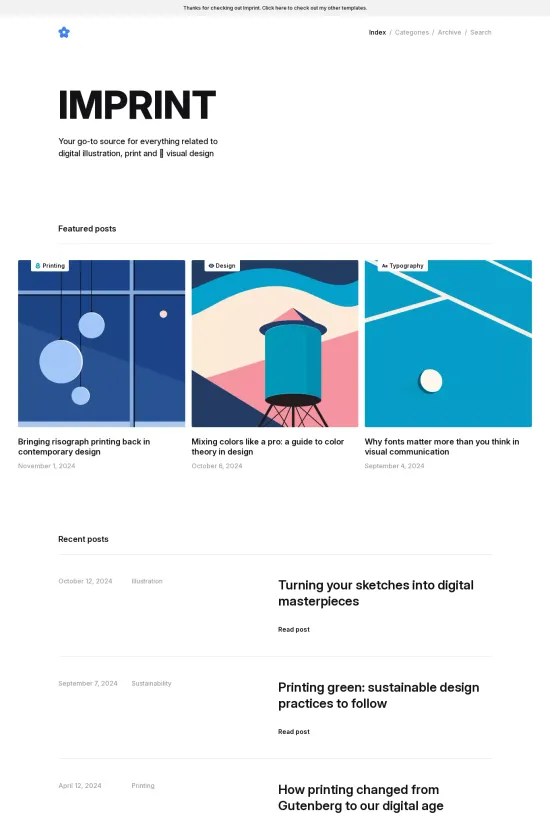 Creative Agencies Minimalist Portfolio Webflow Website Template