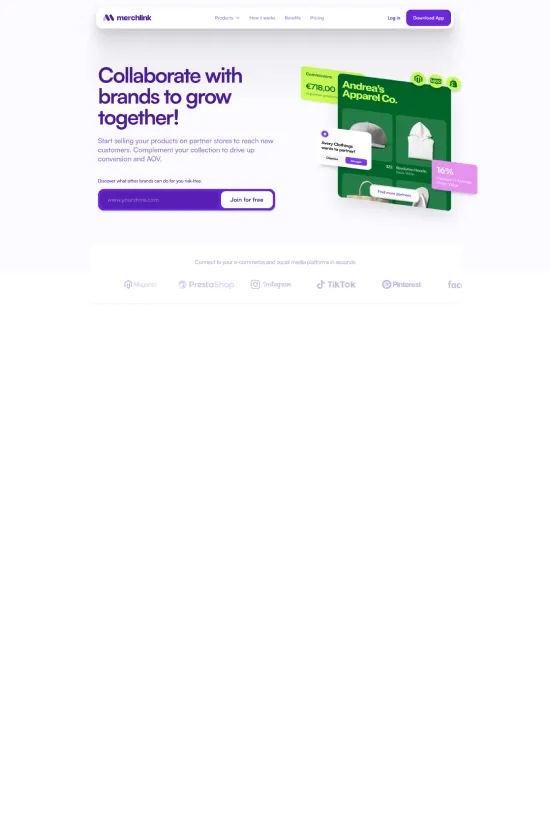 Modern Purple Sans-serif E-commerce Webflow website example