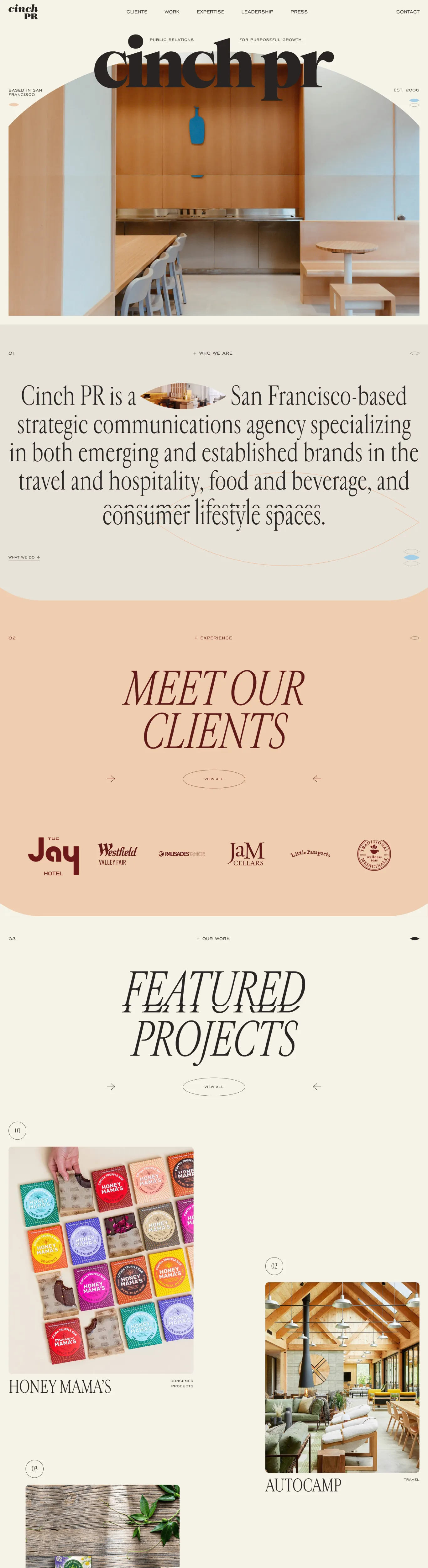 Public Relations Elegant Modern Webflow website example