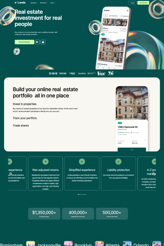 Minimalistic Corporate Real Estate Webflow website example