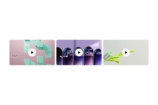 Vimeo Video gallery Webflow cloneable