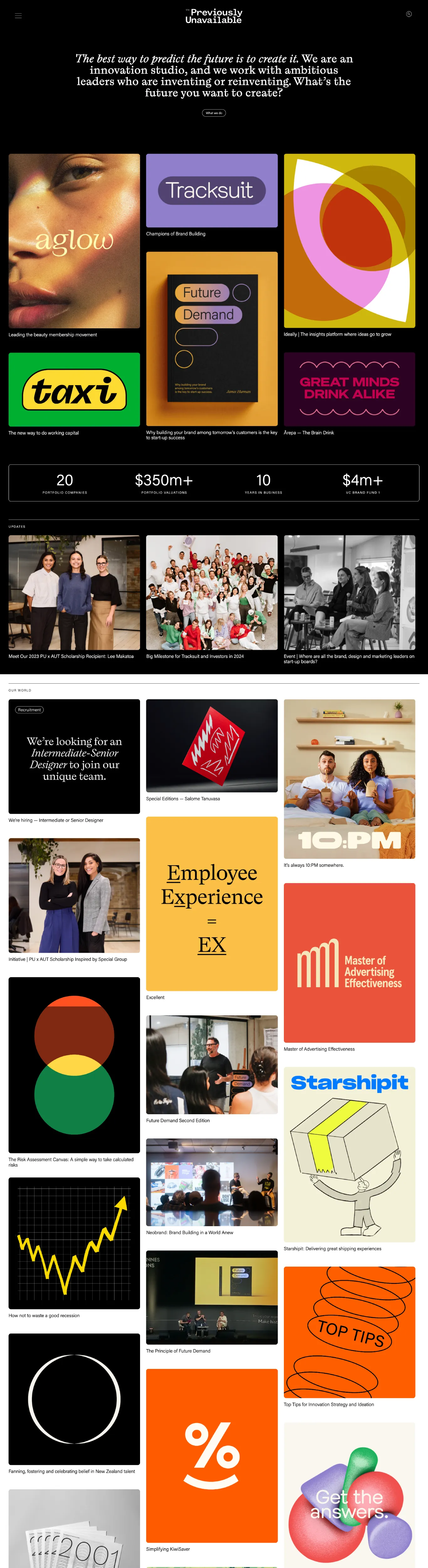 Modern Yellow Sans-serif Innovation Webflow website example