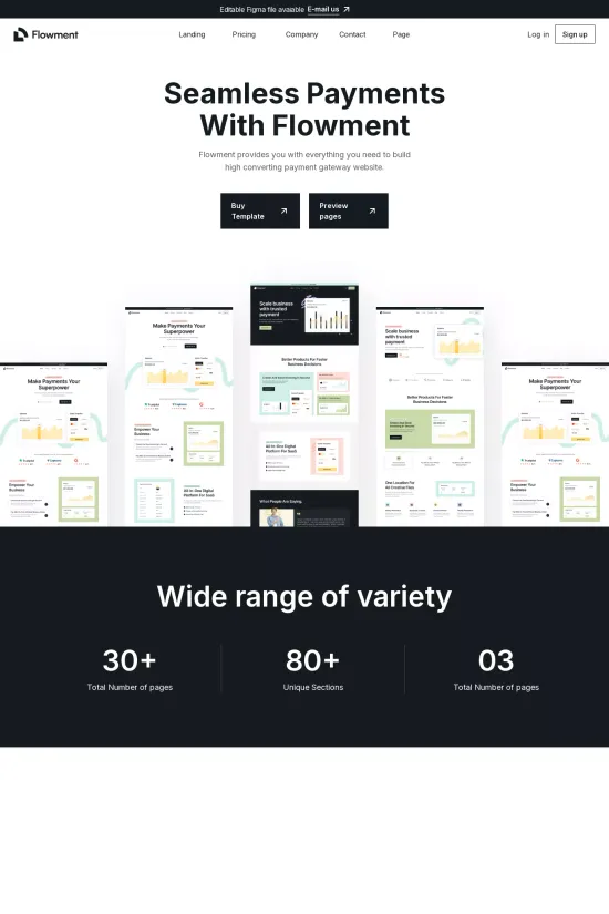 Finance SaaS Light Modern Webflow Website Template