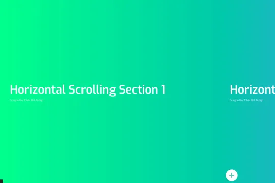 Horizontal Scrolling Interaction Webflow cloneable
