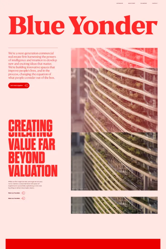 Modern Red Real Estate Webflow Inspiration