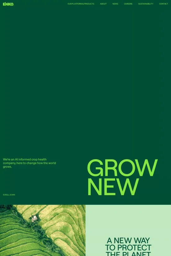 Sustainable Agriculture Webflow Website Example