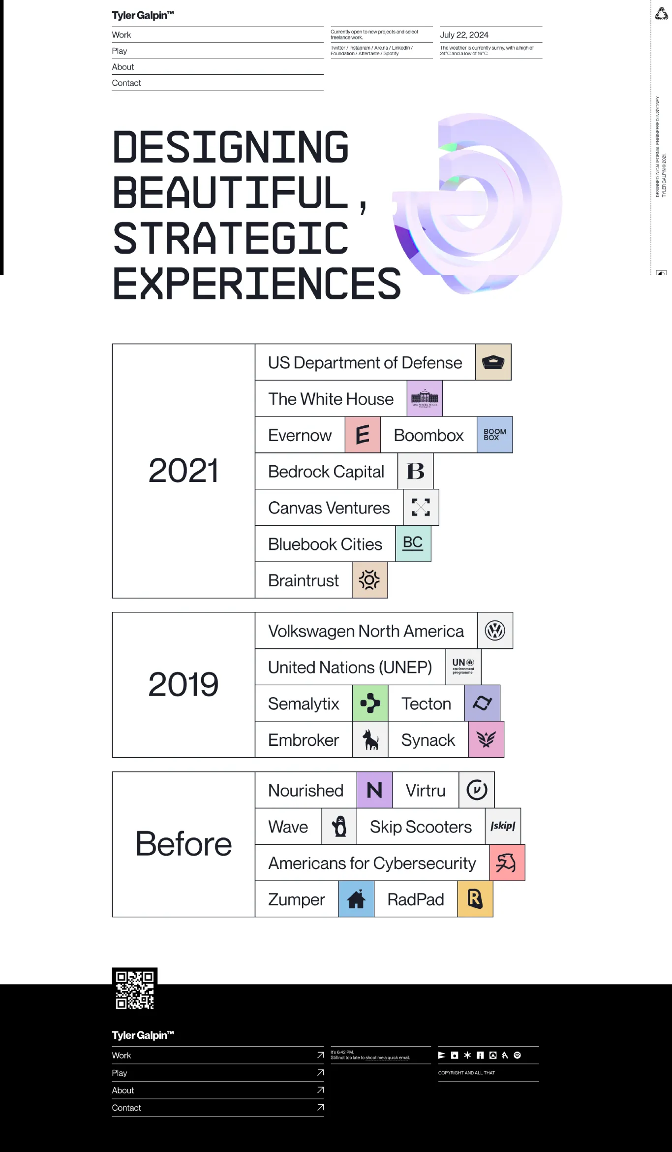 Modern Minimalistic Purple Webflow Website Example Design
