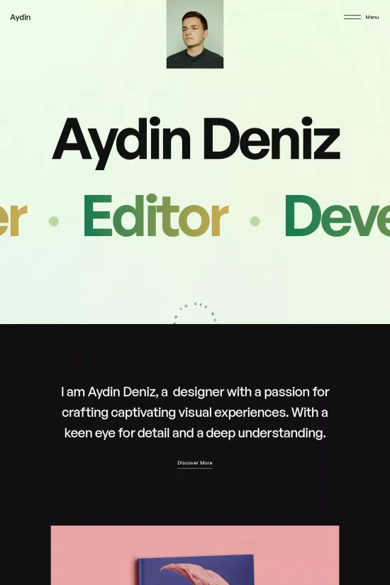 Personal Turquoise Modern Portfolio Webflow Website Template