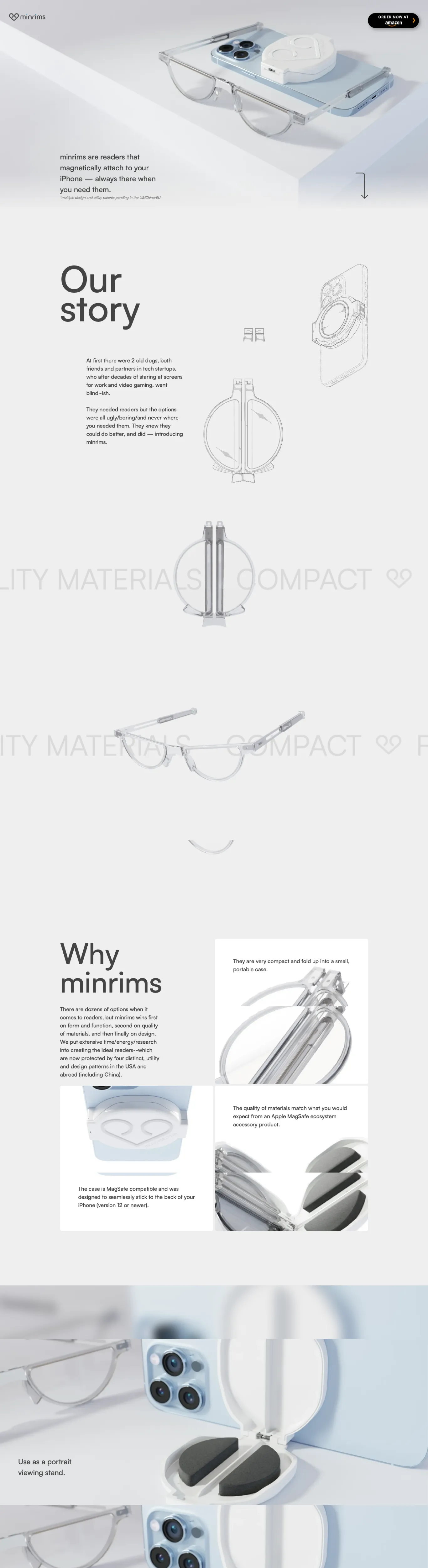 Webflow website example Technology Minimalist Sans-serif White