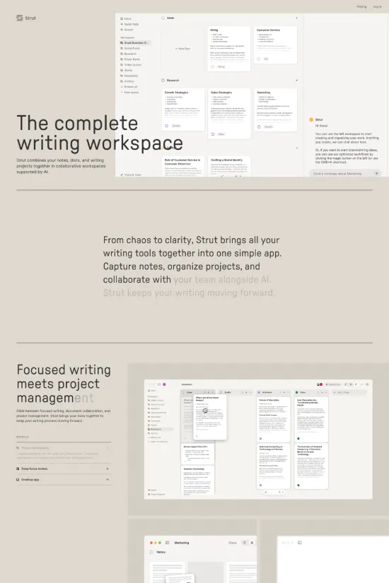 Minimalist Clean Webflow Website Example