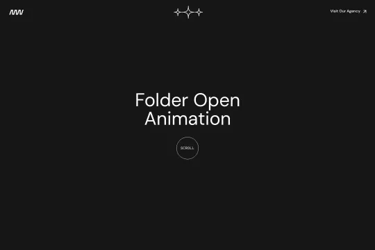 NW Folder Open Animation Webflow cloneable