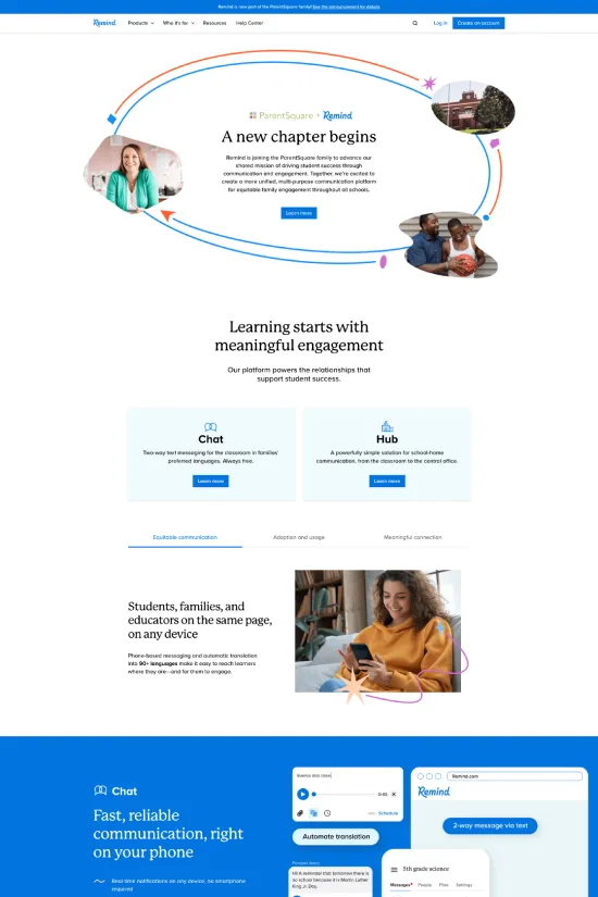 Education Technology Clean Modern Webflow inspiration