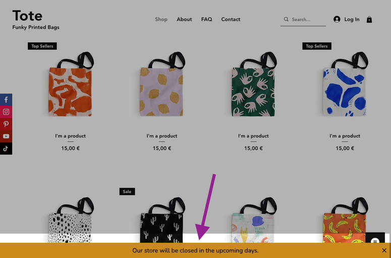 Enhance your website with the versatile Announcement Bar app on Webflow. Customizable, user-friendly, and responsive, it's perfect for sharing promotions, updates, and more without disrupting user experience. Ideal for e-commerce, service-based businesses, and content sites.