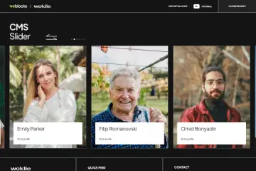 WeBlocks CMS Swiper Slider