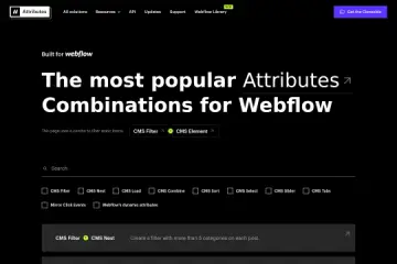 Finsweet Attribute Combinations