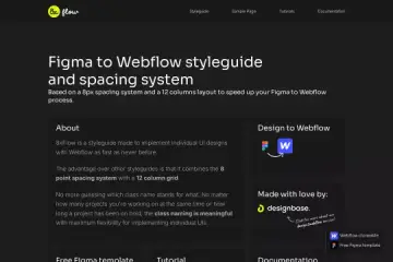 Figma to Webflow Styleguide