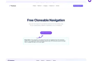 Flowbase Mega Navbar