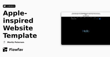 Apple-inspired Website Template