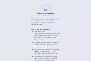 Learnflow Webflow Tutorial