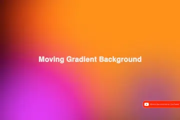 Moving Gradient Background Interaction