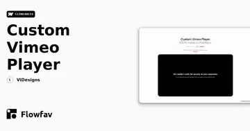 Custom Vimeo Player