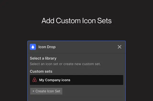 Icon Drop