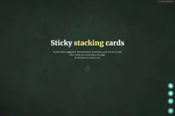Stacking Sticky Cards on Scroll
