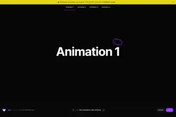 Letter Loading Anime.js Animations