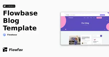 Flowbase Blog Template