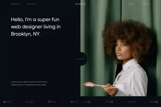 Freelancer portfolio template
