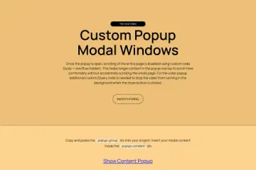 Video Popup Modal