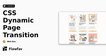 CSS Dynamic Page Transition