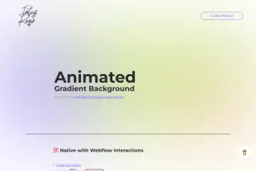 Animated Gradient Background