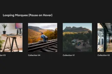 Looping CMS CSS Marquee with Pause on Hover