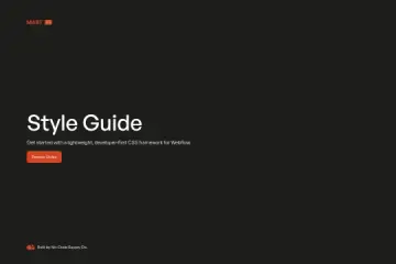 Mast Styleguide Framework