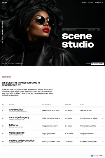 Scene studio
