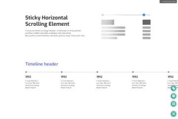 Sticky Horizontal Scrolling