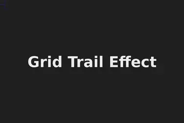 P5.js Grid Trail Effect