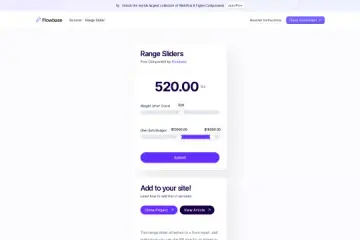 Range slider