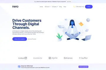 Startup Landing Page Template