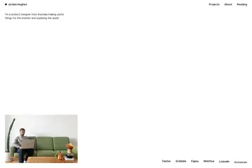 Sleek one-page Portfolio