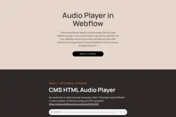 HTML5 Audio Player