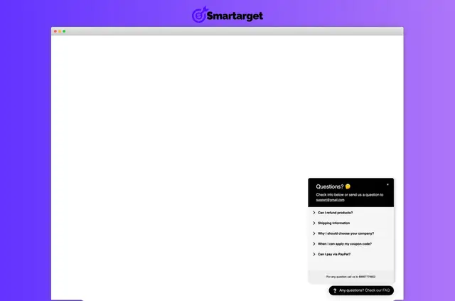 Smartarget FAQ